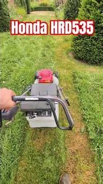 •Un dur réveil pour la HRD 535, tonte à raz d'herbe haute !