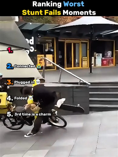Ranking Worst Stunt Fails Moments #ranking #top5 #stunt #fails #viral