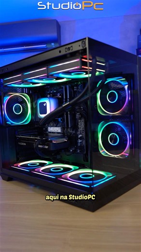 Ryzen 5500X3D + RX 9060 XT 16GB 🚀 #studiopc #pc #pcbuild #pcgamer
