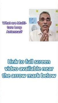 What are Multi turn Loop Antennas?