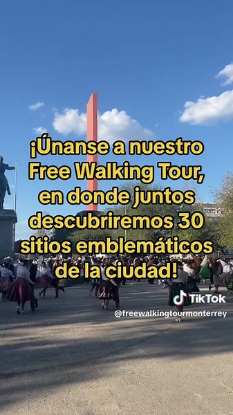 ¿Qué hacer en Monterrey? 😁😁 Únete a nuestro Free Walking Tour por la ciudad, descubriremos juntos 30 lugares emblematicos en aproximadamente 2 horas.✨✨ ¡Los esperamos!⛰️ #monterrey #mty #tour #freewalkingtour #mexico #semanasanta2024