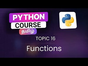 Functions in Python in Tamil
