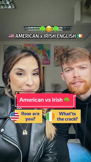 American 🇺🇸 vs Irish English 🇮🇪 📸 credit @Carina Fragozo & @eacheradamwoods 👏☘️👏 #irishdaily #tiktokoftheday #ameeican #irish #englisg