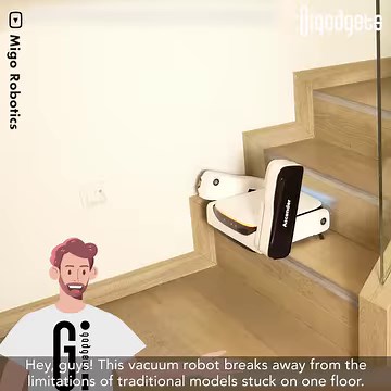 This vacuum goes up and down stairs on its own to clean your house. MIGO Ascender is a revolutionary robot vacuum specifically designed to conquer one of the biggest challenges in home automation cleaning: stairs. Developed by MIGO Robotics, MIGO Ascender successfully achieved its goal backed by more than 2,700 backers with a starting price of $799. It unveils a novel approach to cleaning across multiple floors, highlighting a savvy yet functional design that offers users expanded choices for th