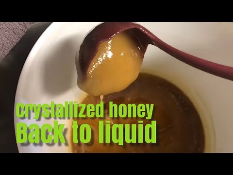 How to turn crystalized honey back to a liquid the easy way!