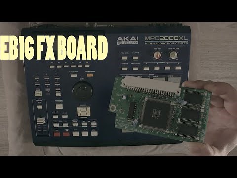 Installing EB16 Effects board on the Akai Mpc 2000XL