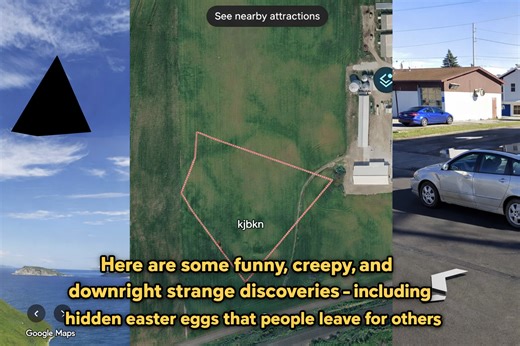 25 Wild, Weird And Slightly Terrifying Things People Found On Google Maps