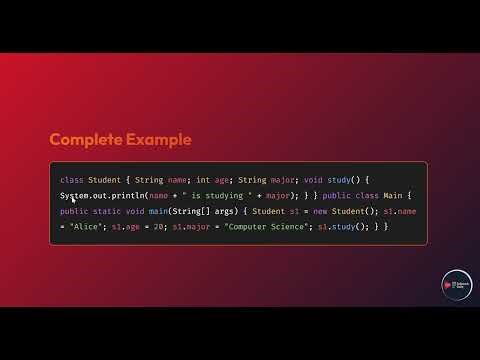 Classes and Objects in Java Explained 🚀