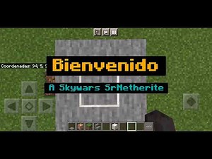 Como hacer un "mensaje de bienvenida" en Minecraft pe 1.19.20