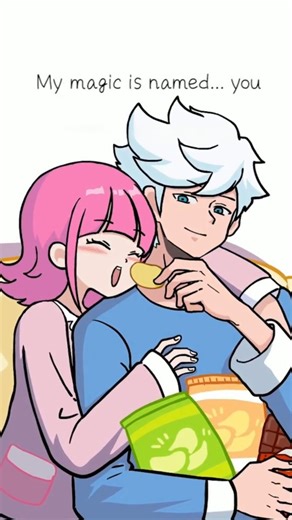 Jack the Handsome Devil on Instagram: "My Magic Secret is REVEALED! 🔓✨ #animation #romantic #jackandsara #anime #funny"