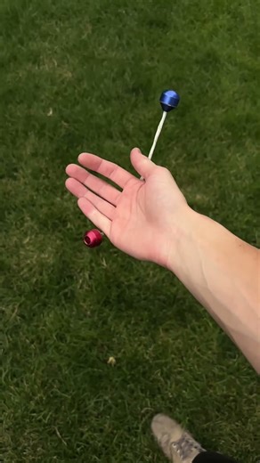 two beads on a string, limitless potential #begleri #skilltoys #oddlysatisfying