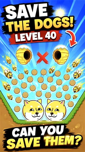 🐶 Save The Dogs! Level 40 Challenge 😱 Can You Beat This Puzzle?