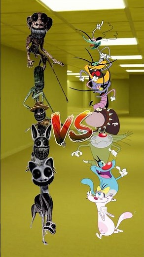 Zoonomaly VS Oggy and The Cockroaches #shorts #zoonomaly #oggyandthecockroaches