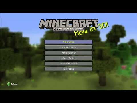 Minecraft: Xbox 360 Edition Title Screen (Xbox 360)
