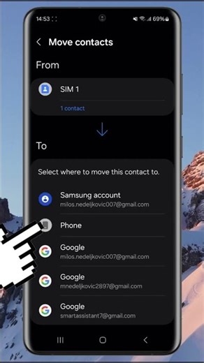 How to Move Contacts from the SIM Card to the SIM Phone on a Samsung Galaxy Phone