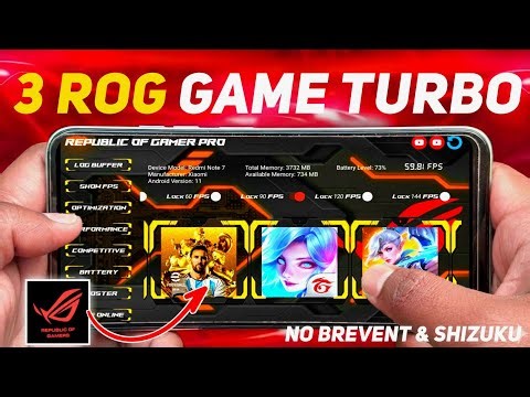 Best 3 ROG GAME TURBO for Android in 2026 - Max 90 - 120FPS !