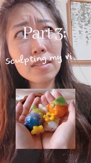 Part 3 of sculpting my viral spinner puffys ❤️ #businessowners #smallbusiness #handmade #tipsandtricks #howto #clay #clayart #polymerclay | Blimmy Studio