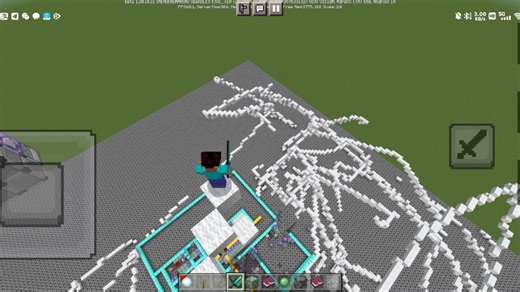 速度20都不会掉的自动搭路 :execute 普通的fill Hold得住吗:Godmod在我手,掌握世界上最稳定的自动搭路