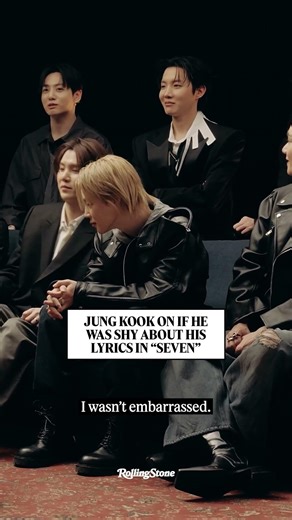 Jung Kook on If He Was Shy About His Lyric in 'Seven'