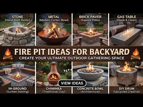 Gather Around! 🎆 Fire Pit Ideas 2026 for Backyard Entertaining & Memorable Moments