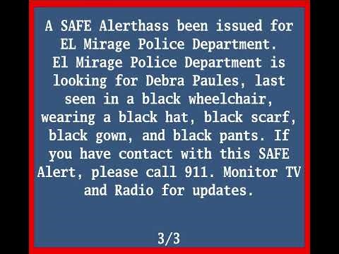 (added mock DASDEC) Administrative Message/SAFE ALERT in Arizona on New Years 2026