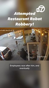 Pho real?! 🍲 Pho 21 employees wrestle with alleged “robot server kidnapper” in San Jose! The man walks in last Saturday morning, asks to use the restroom and then on his way out tires to take the robot into his waiting car parked outside. I’ve covered thefts/attempted robbery stories and thought I had seen it all. Note: the owner told me you have to specially program the robot so it’s no use to a thief! | Dion Lim