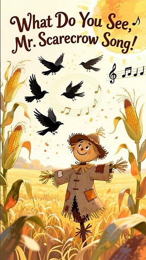What Do you see, Mr. Scarecrow Song #whatdoyouseescarecrow #nurseryrhymes #kidssongs #scarecrow