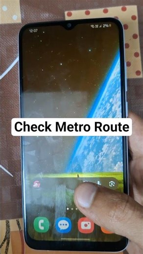 How to check Metro route #dmrc #metroroute #technology