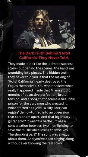 The Dark Truth Behind 'Hotel California' They Never Told.