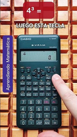 Cómo calcular CUALQUIER POTENCIA con la CALCULADORA CIENTÍFICA 🤔 Casio fx-82 MS