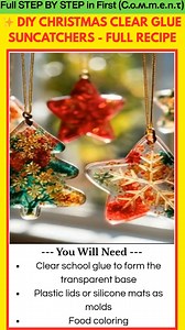 18K views · 98 reactions | Make Your Own Christmas Clear Glue...