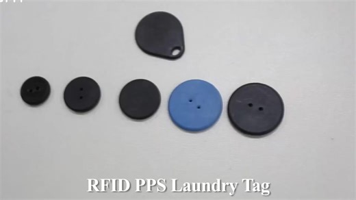13.56MHz Washable PPS RFID NFC Button Tag for Uniform Clothing Linen Laundry