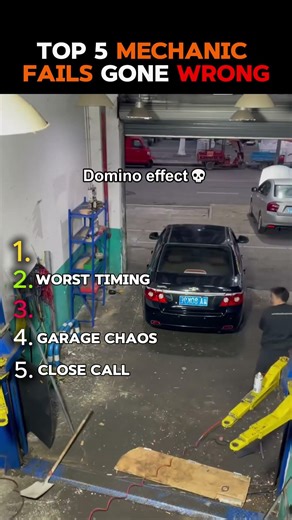 Top 5 Worst Mechanic Fails Ever 💀 #shorts