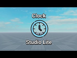 How To make Clock System And Day / Night Cycle | Roblox Studio Lite