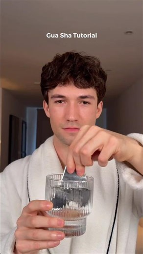 Gua Sha Tutorial 😮‍💨 | Gua Sha works and truly improves your face definition | #guasha #skincare