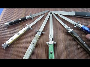 Are Italian Style Stilettos Switchblades Practical? Part 1