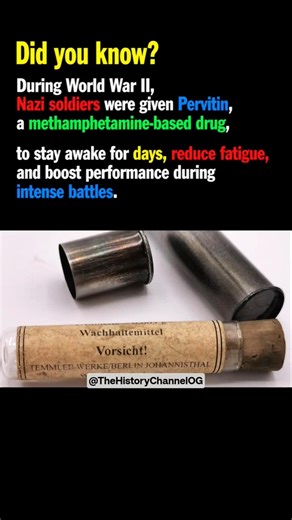 The Drug That Powered Nazi Blitzkrieg #ww2 #history
