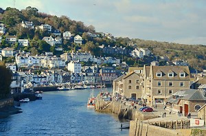 The twin towns of Looe, Cornwall