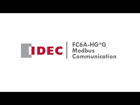 IDEC | FC6A/HG - Modbus Communication