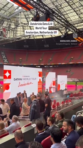 Abhisek Sahu on Instagram: "🫡 Databricks World Data Tour , Amsterdam . . Don't forget to follow @dataelevate_engineer if you want to see productive content on your feed. Check my page for many such interview career related content . . . . [ Software Developer , Computer Science , Engineering Students , College Students , DSA , Web Development , Placements , Job , Certifications , Data Analyst , Data Analysis, Data Engineer, Data Scientist , College Students , 2025passout , usa, freshers 