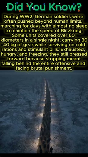 German Soldiers MARCHING FOR DAYS in Brutality 😮 #ww2 #historyfacts