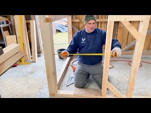 The Perfect Goat Barn Set up - Goat Stall Build #farm #goatfarming #diy