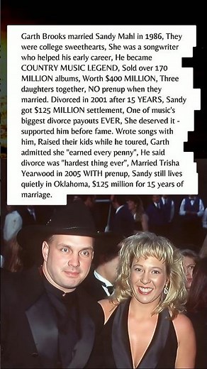 Garth Brooks Paid Ex $125 MILLION Settlement