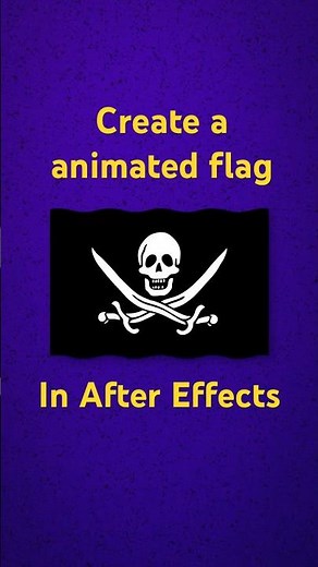 How to create a animated flag in After Effects #motiongraphics #tutorial #animation #aftereffects