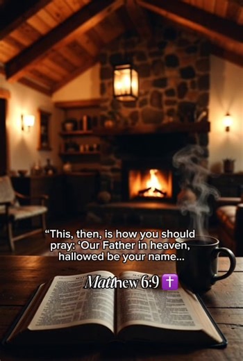 A gentle reflection on the Lord’s Prayer—not ritual words, but Jesus’ own template for powerful, intimate prayer. ♡ Matthew 6:9-13 Original cozy prayers daily — #LordsPrayer #JesusTeachesPrayer #CozyPrayer #BibleVerse #FiresideScriptures