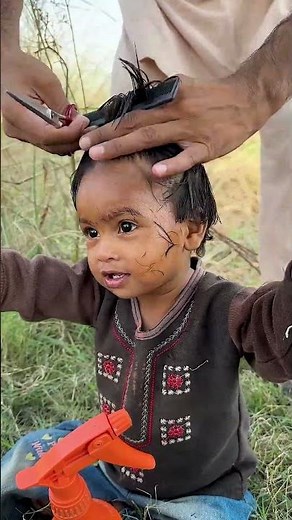 First Haircut Experience 😢✂️ | Tears Turn Into Smile ❤️