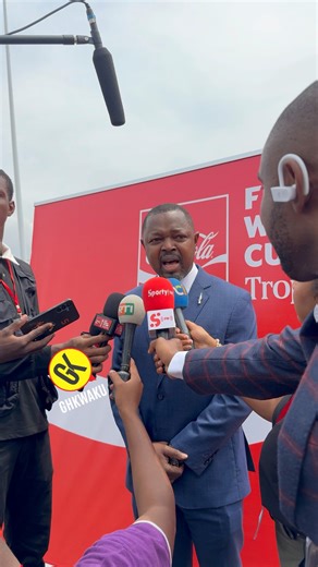LIVE UPDATES: Rodrigue Bila Vice President, Coca Cola West Africa, Islands, and Mid Africa Franchise speaks to the press as the FIFA World Cup 2026 trophy 🏆 arrives in Ivory Coast 🇨🇮 ahead of the much anticipated trophy tour powered by Coca Cola Cc. @cocacola_gh @trophytour #CocaColaGhana #FIFAWorldCup #TrophyTour #AllTheFeels | Ghkwaku