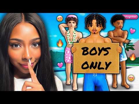 WE GOT INVITED TO A BOYS ONLY POOL PARTY 😳 (Roblox Snapchat)