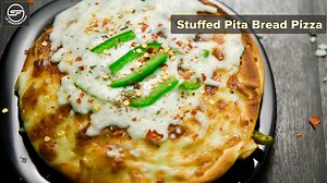 22K views · 1.7K reactions | Stuffed Pita Bread Pizza By Lip smacking...