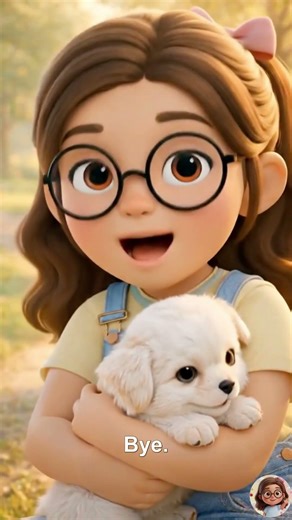 Gigi Found a Lost Puppy… 🐶💜 | A New Adventure #animatedcharacter #characterdesigner #creative